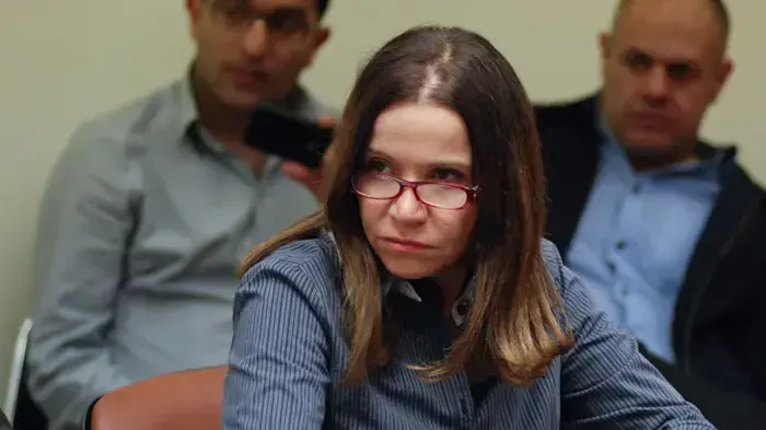 ח"כ שלי יחימוביץ' במהלך ישיבת סיעת העבודה, מרץ 2011