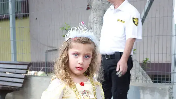 ילדים מחופשים בבית ספר "גורדון" בגבעתיים, פורים, מרץ 2011