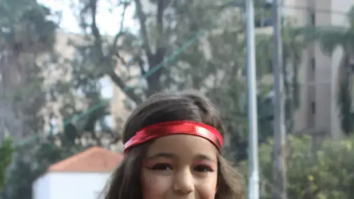 ילדים מחופשים בחדרה, פורים, מרץ 2011