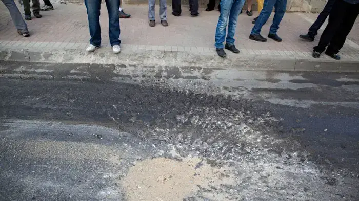 נפילת גראד בבאר שבע נפילת גראד בבאר שבע