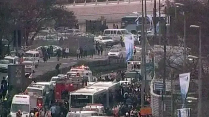 סיכום היום בפיגוע והקלטת השיחה הטלפונית עם ההודעה על תיק חשוד והפיצוץ