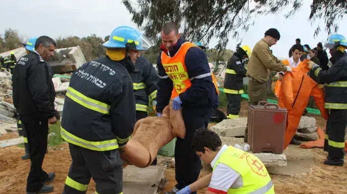 תרגיל של פיקוד העורף כנגד רעידות אדמה, מרץ 2011 תרגיל של פיקוד העורף כנגד רעידות אדמה, מרץ 2011