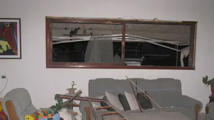 קסאם התפוצץ בבית במועצה האזורית אשכול, מרץ 2011 קסאם התפוצץ בבית במועצה האזורית אשכול, מרץ 2011