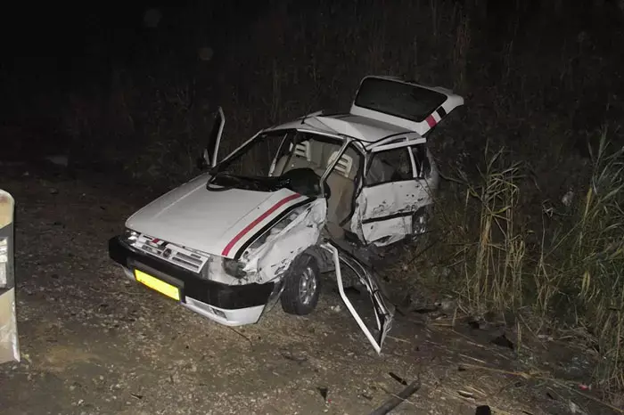 גבר נפצע קשה ואשתו ההרה נפצעה קל בתאונה בנשר