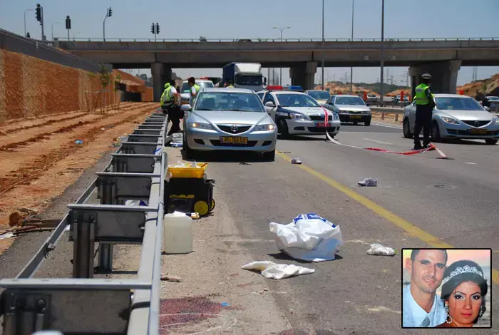 הנהג שפגע בבני הזוג בכביש 4 הסגיר עצמו למשטרה