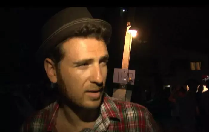 מחאת הדיור: אריק ברמן ומשה לוי מעודדים