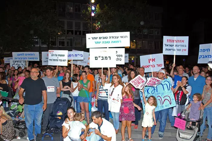 מסוק ללא טייס יצלם את ההפגנה בתל אביב