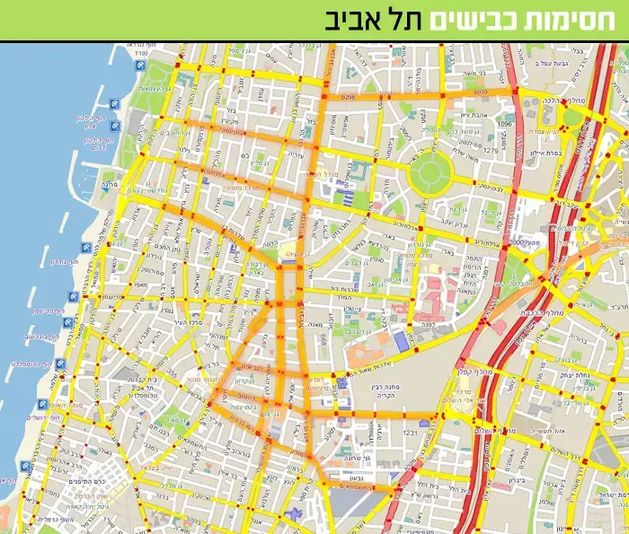 "הפגנת המיליון": מפת חסימות הכבישים ברחבי הארץ