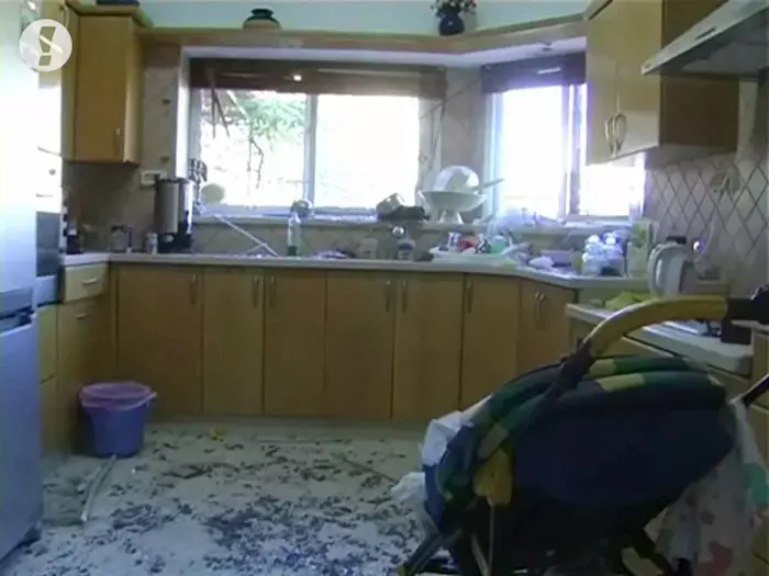 הרקטה גרמה לנזק אדיר - המשפחה נשארת באשקלון