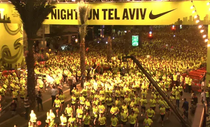 רצו וגם הצליחו: אלפים במרוץ הלילה בתל אביב