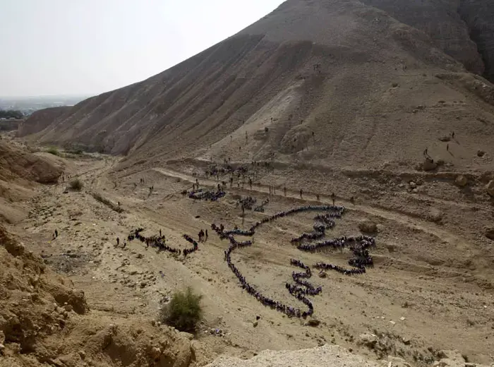 נוסקים בתקווה: פלסטינים שיחזרו את "יונת השלום"