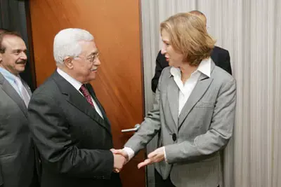 לבני נפגשה בירדן עם אבו מאזן וביקשה: תתרחק מחמאס