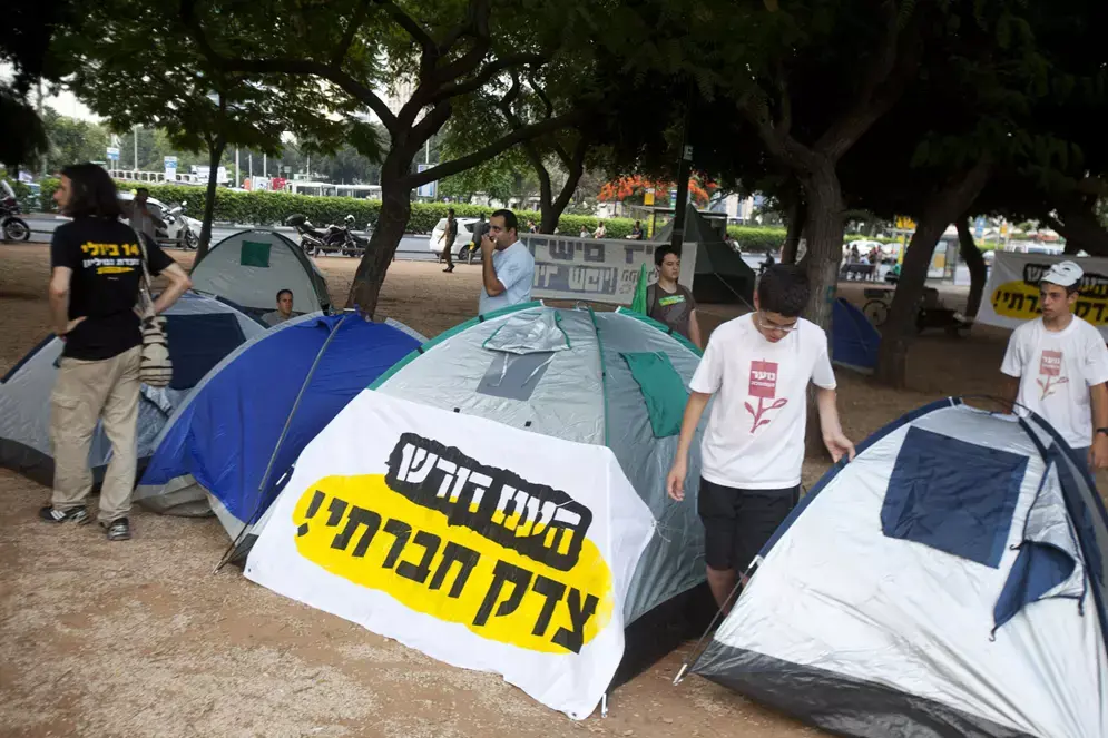וינשטיין הבהיר: לאפשר הקמת אוהלי מחאה בערים
