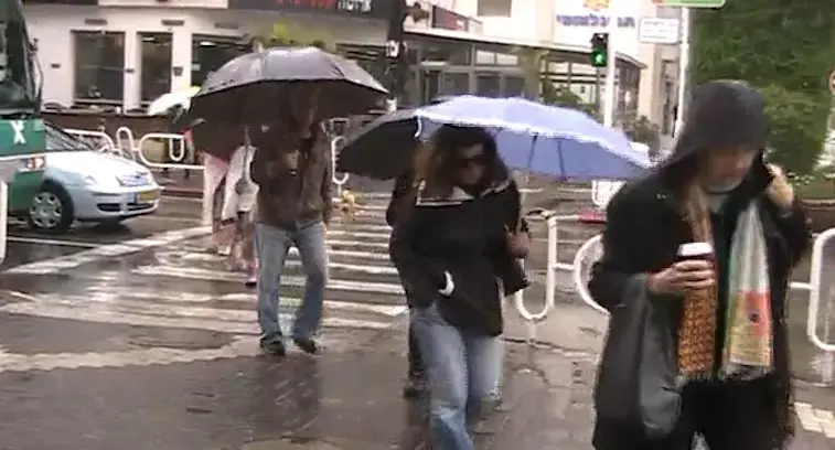 ביקור חורפי: שלג נערם בחרמון, גשם בצפון ובמרכז