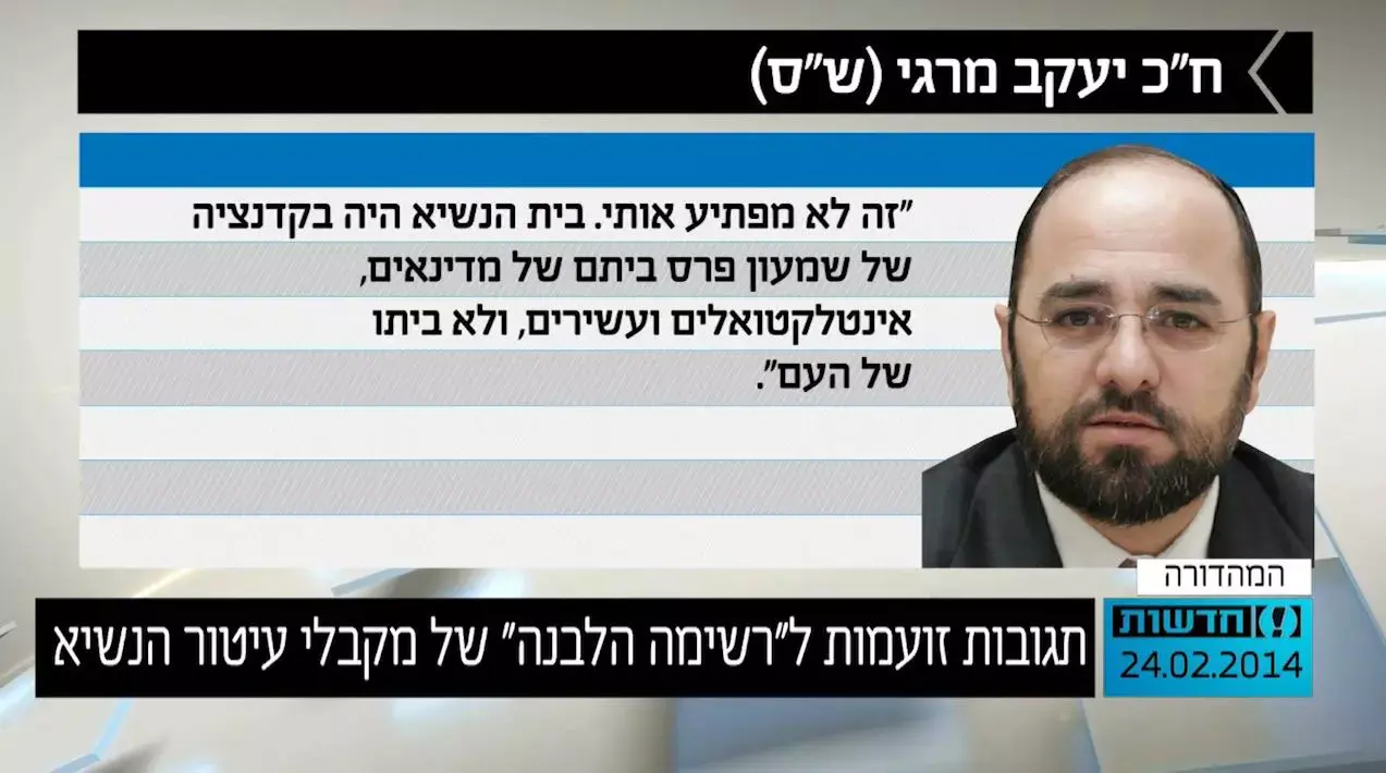 תגובות זועמות ל"רשימה הלבנה" של מקבלי עיטור הנשיא