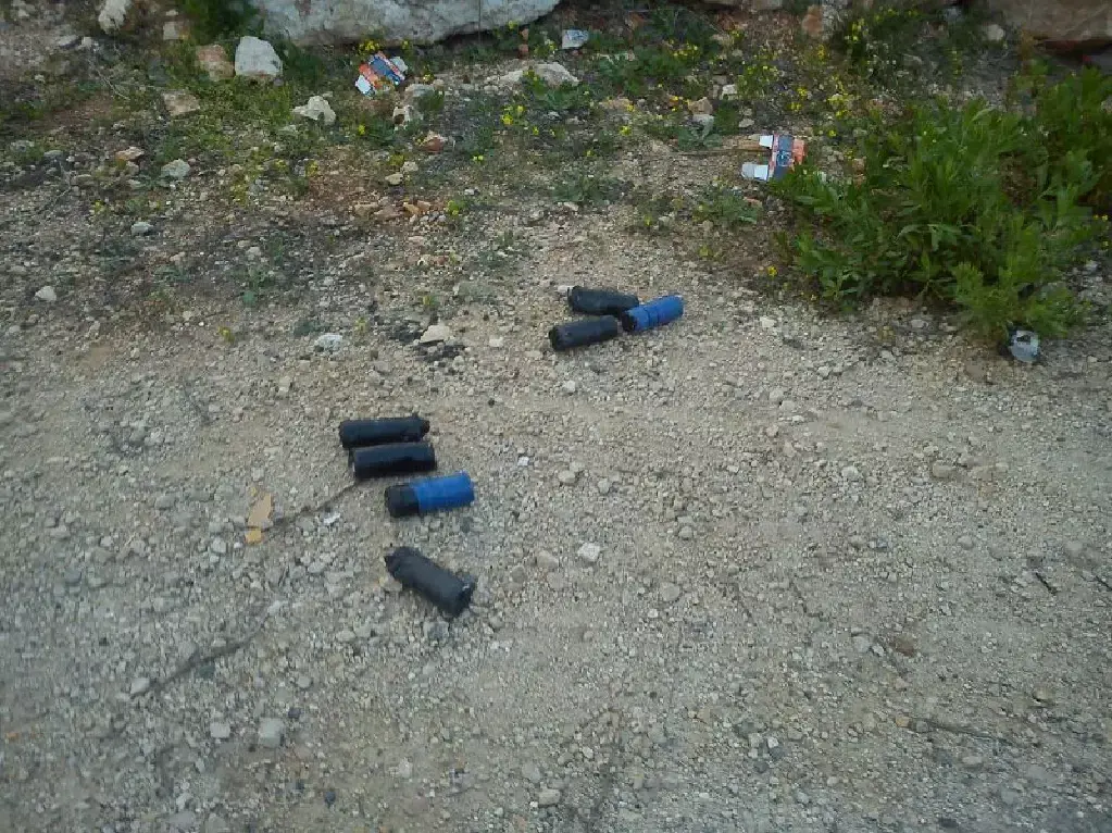 שני פלסטינים נעצרו בכניסה להתנחלות עם 7 מטענים