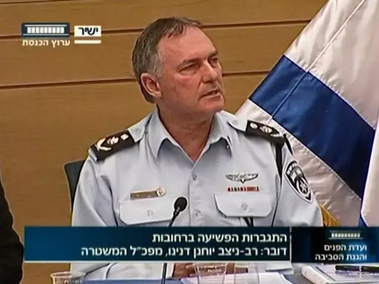 המפכ"ל על איום הטרור הפלילי: "יש ירידה בפשיעה"