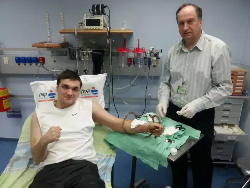 פצוע ראשון מהקרבות באוקראינה הגיע לטיפול בישראל