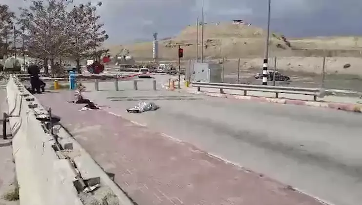 פלסטיני שניסה לחטוף נשק מחייל במעבר אלנבי נורה ונהרג