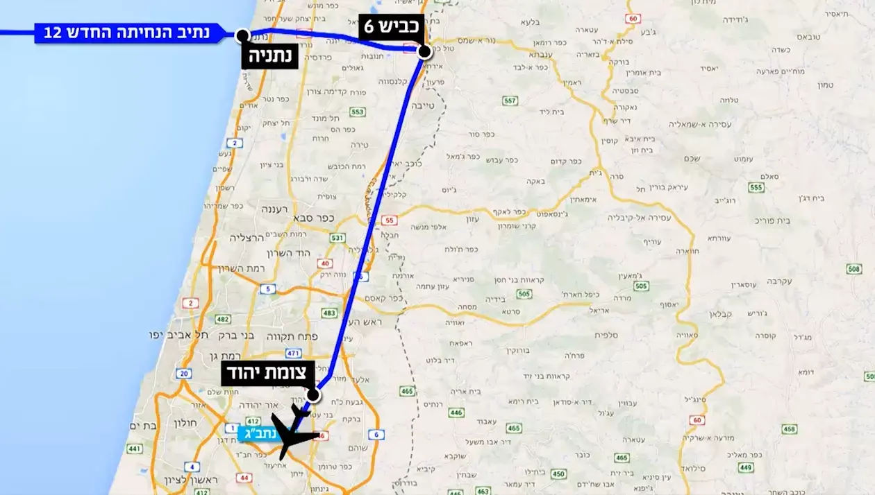 מסלול חדש בנתב"ג: מפת הרעש המעודכנת של ישראל