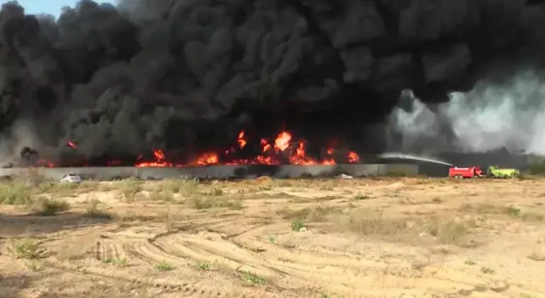 "במפעל שעלה באש בקיסריה התעלמו מהנחיות הכיבוי"