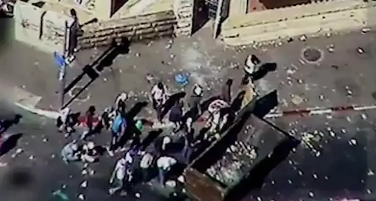 תיעוד מהאוויר: התפרעויות בירושלים עקב רצח הנער