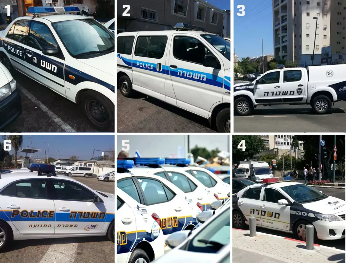 מדוע המשטרה משנה את צבעי הניידות בתדירות גבוהה?