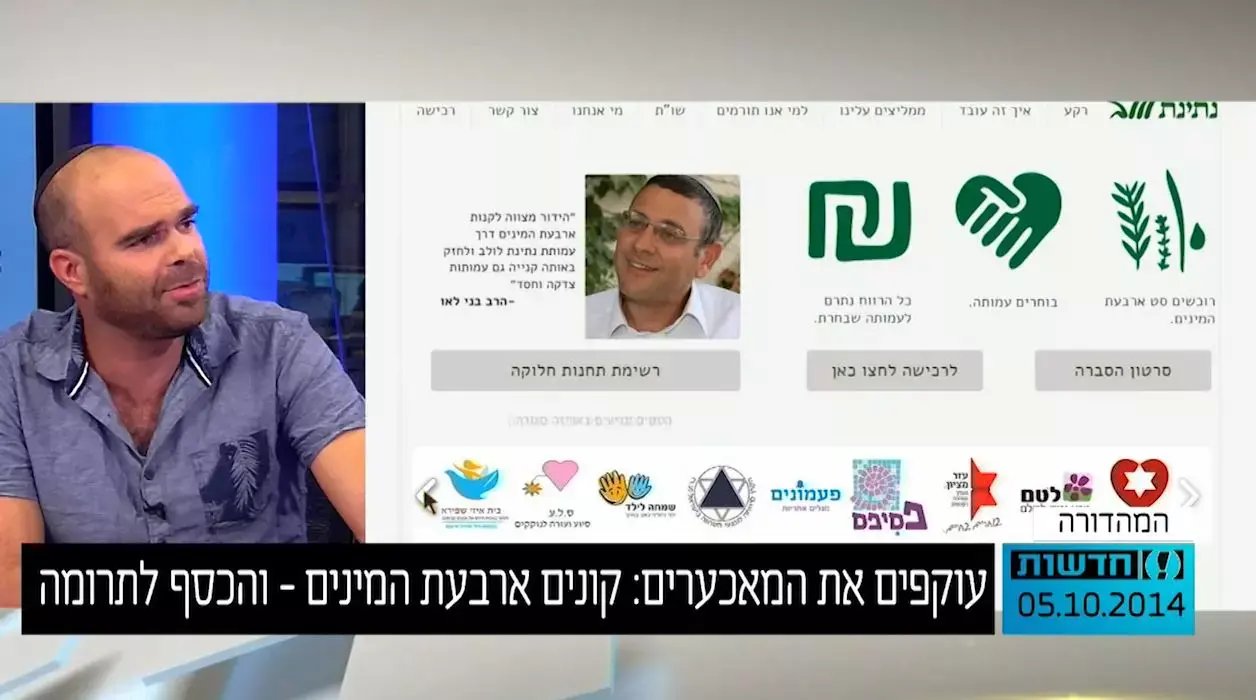 עוקפים את המאכערים: קונים ארבעת המינים - והכסף לתרומה