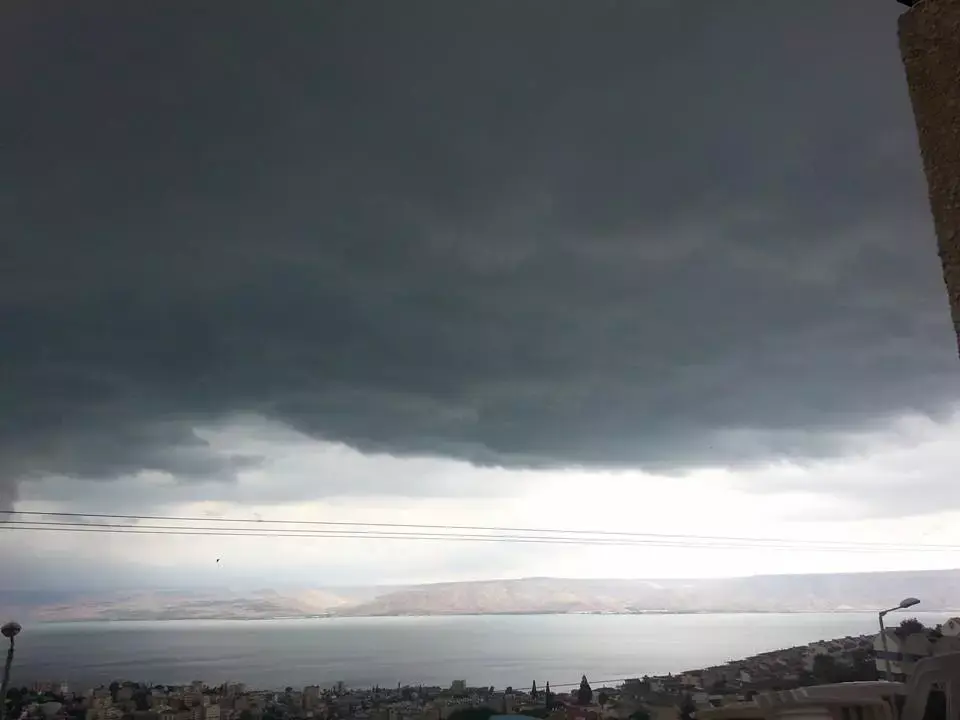 בזכות הגשם: מפלס הכינרת עלה בסנטימטר