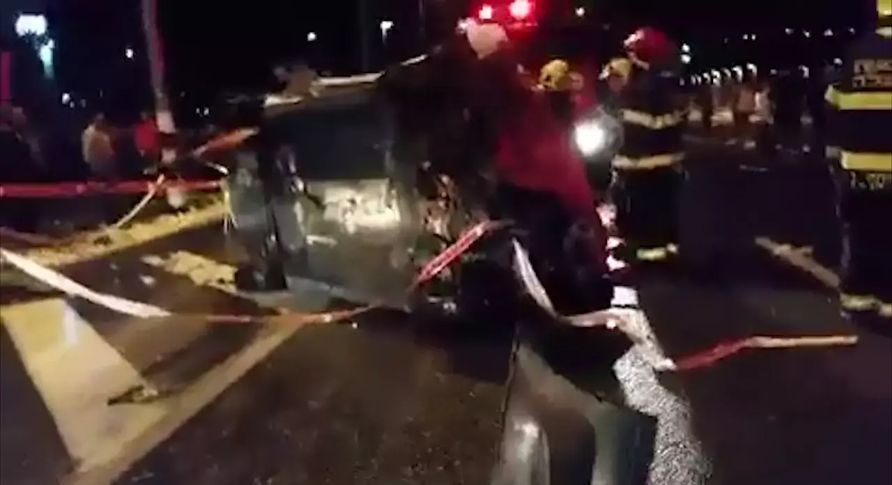הרוג ושלושה פצועים בהתהפכות מכונית בצפון