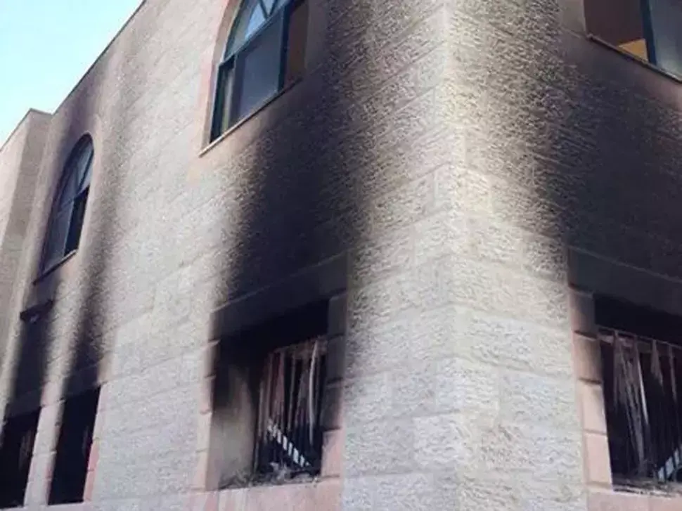 מסגד הוצת ליד רמאללה: חשד לתג מחיר