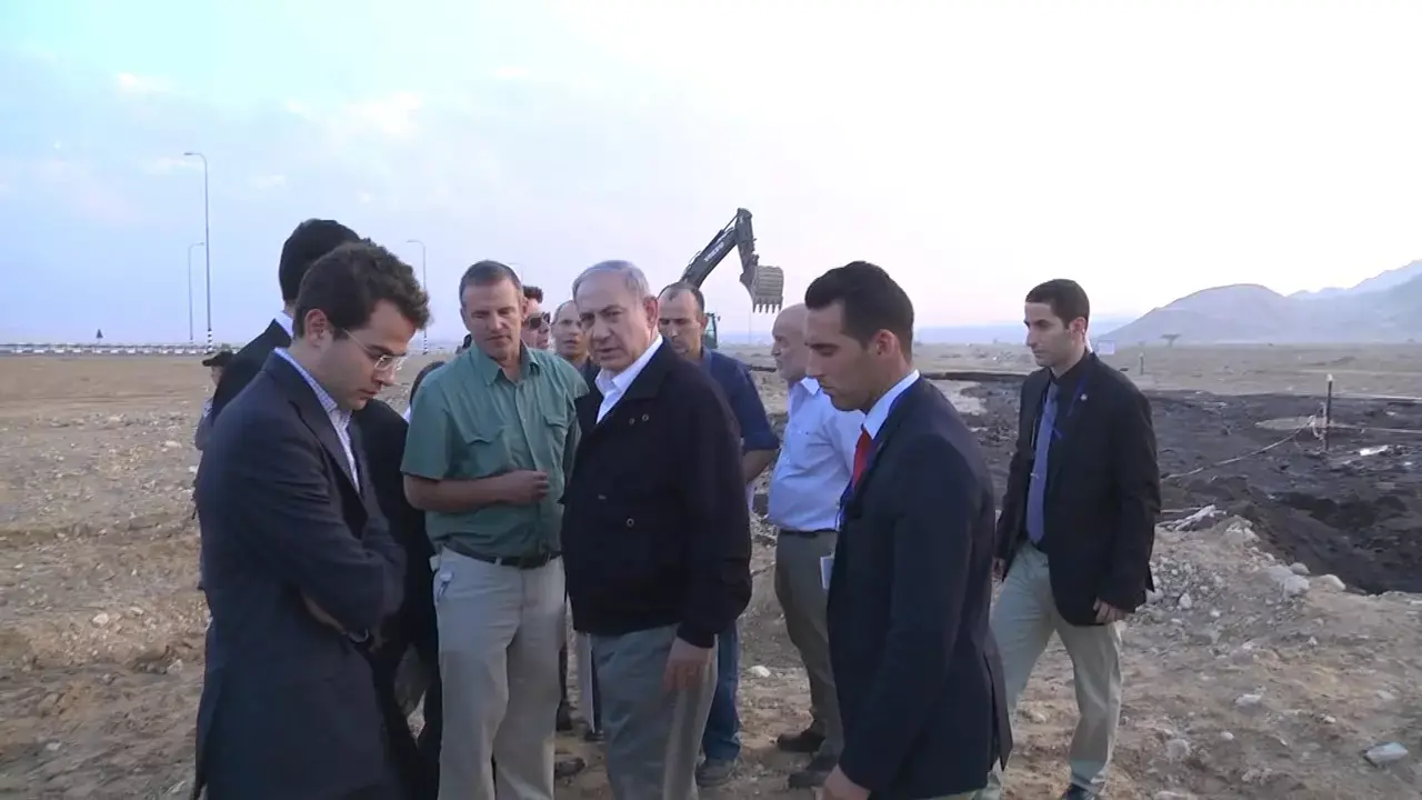 נתניהו בערבה: "עושים שורת פעולות, זה יימשך זמן"