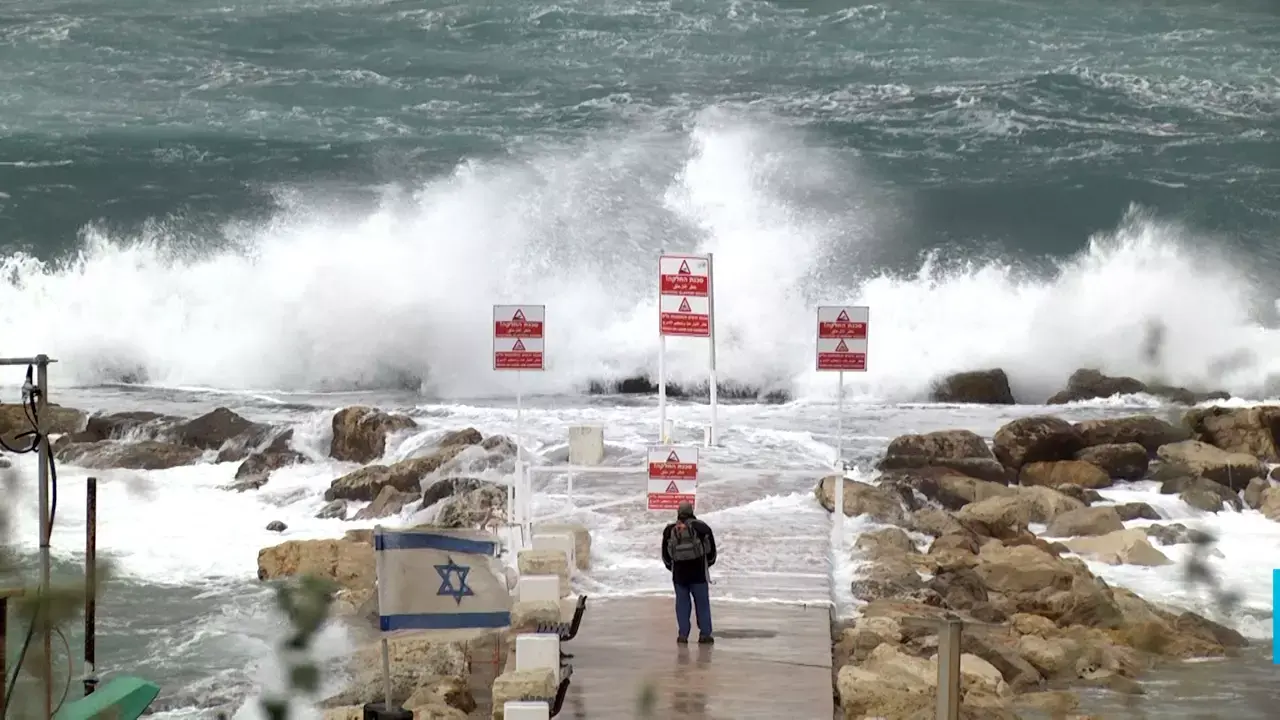 הסערה כאן: נזקים בכל הארץ, בוטלו הלימודים מחר בירושלים