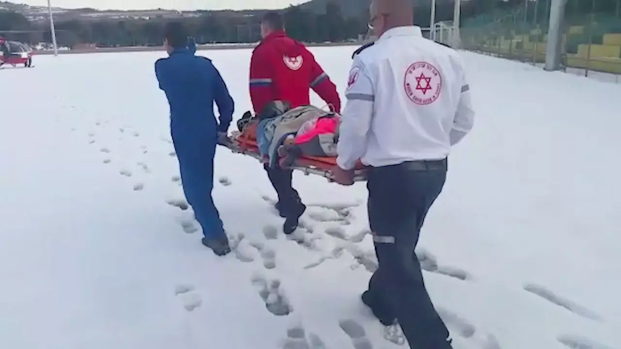 ילדה בת 8 נפצעה בינוני בהתנגשות מזחלות באתר החרמון