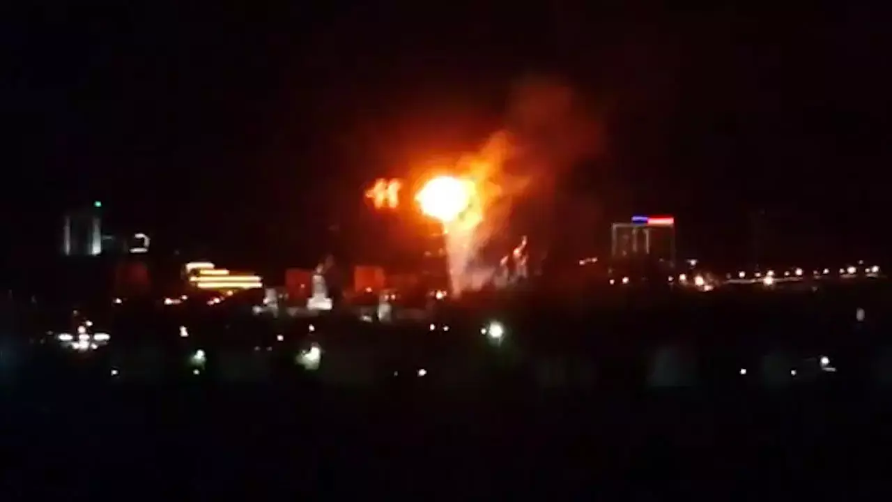 צפו: שריפה פרצה במנזר מהמאה ה-16 במוסקבה
