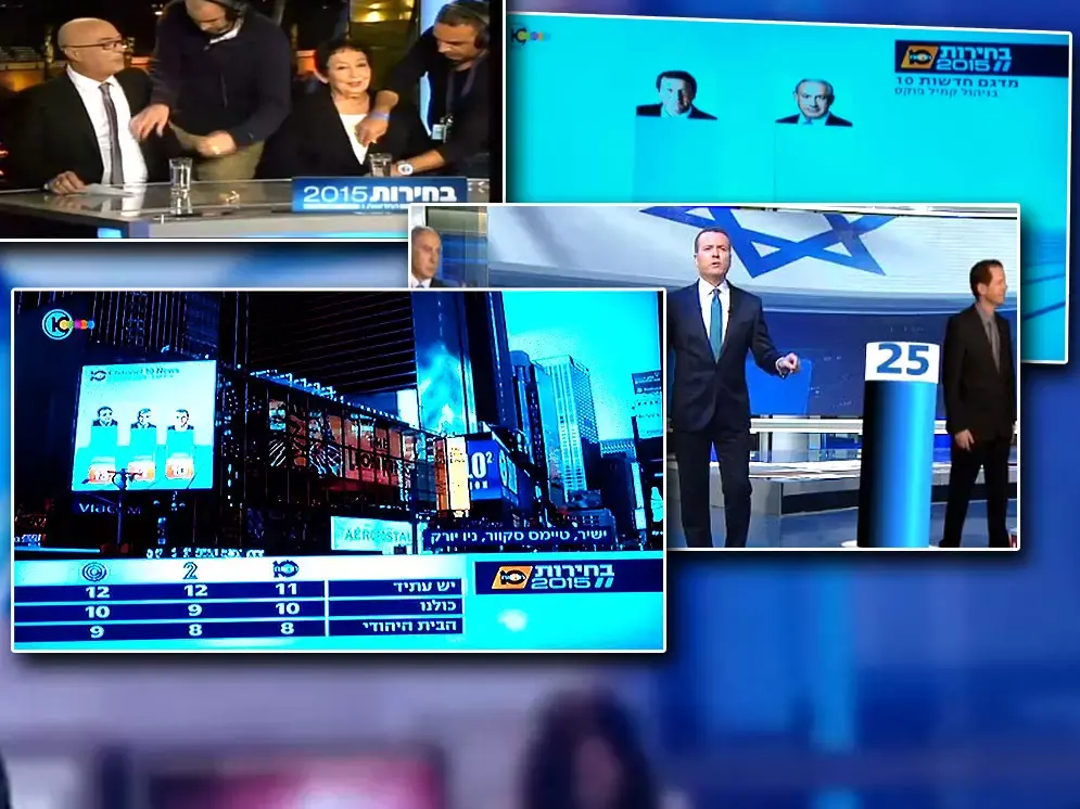 על אופוריה ורגישות: כך נראו משדרי הבחירות בערוצים השונים