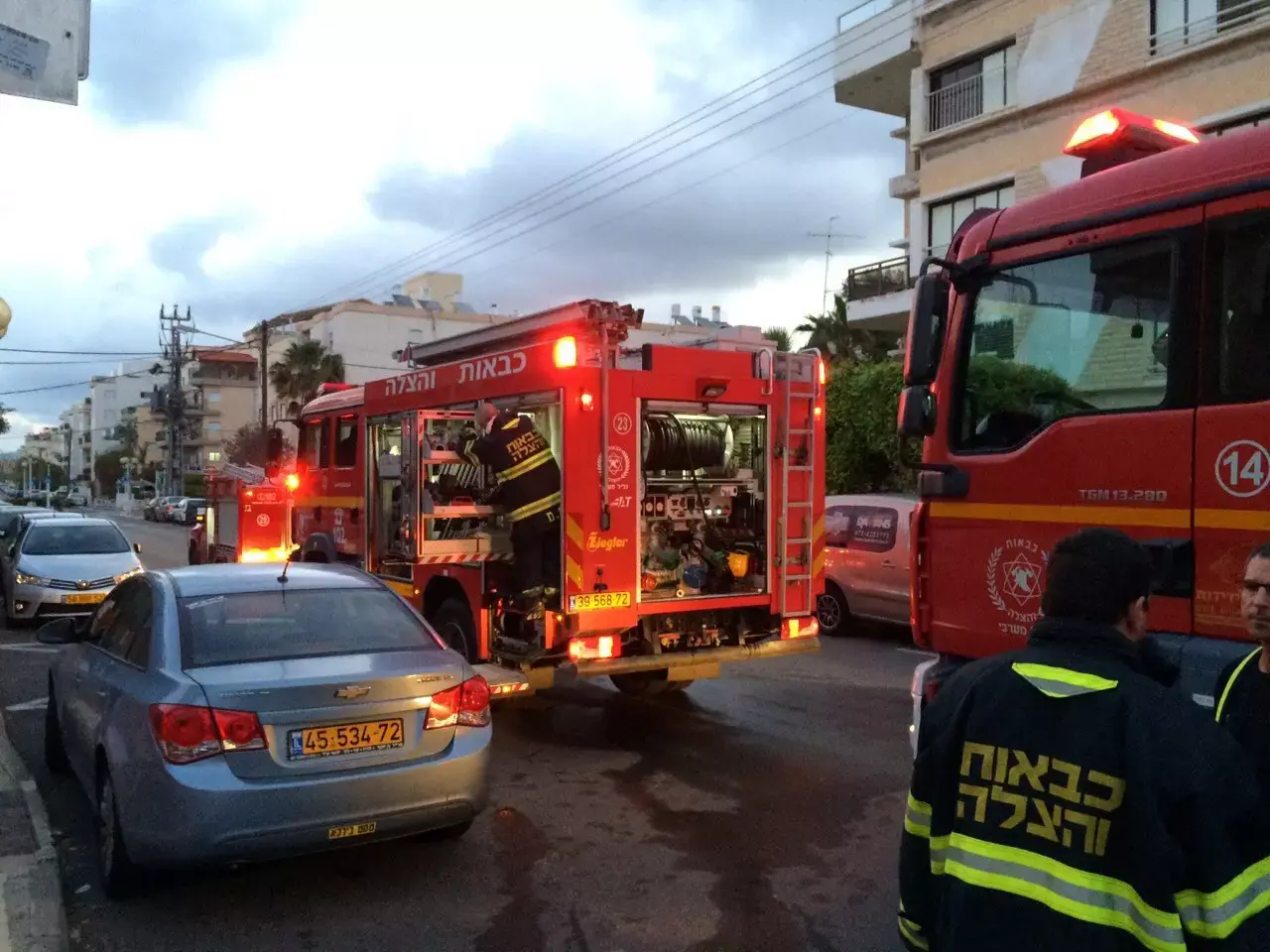 "מזל גדול": בכי התינוק הציל משפחה מנהריה משריפה
