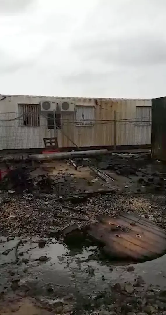 שריפת קוצים גדולה כילתה כ-3,000 דונם ביער אמציה שבנגב