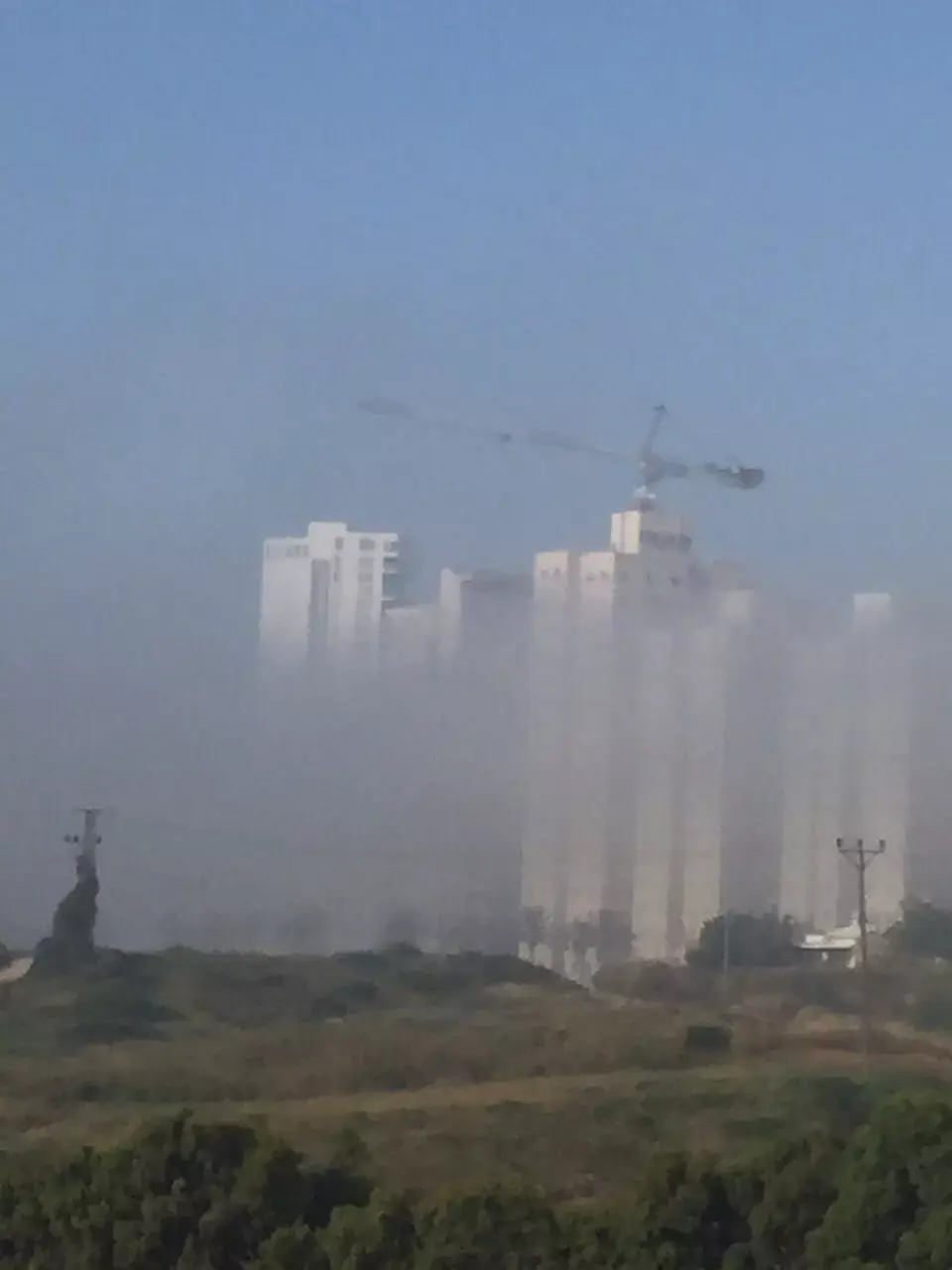 רגע לפני השרב: ערפל כבד ברחבי הארץ; מחר התקררות ניכרת
