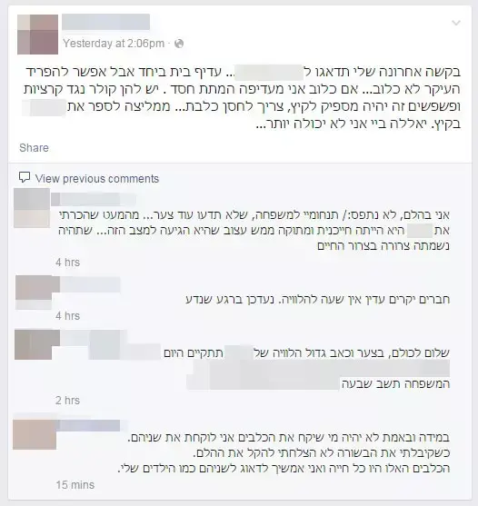 שוב בפייסבוק: פרסמה מכתב, נפרדה מיקיריה - והתאבדה