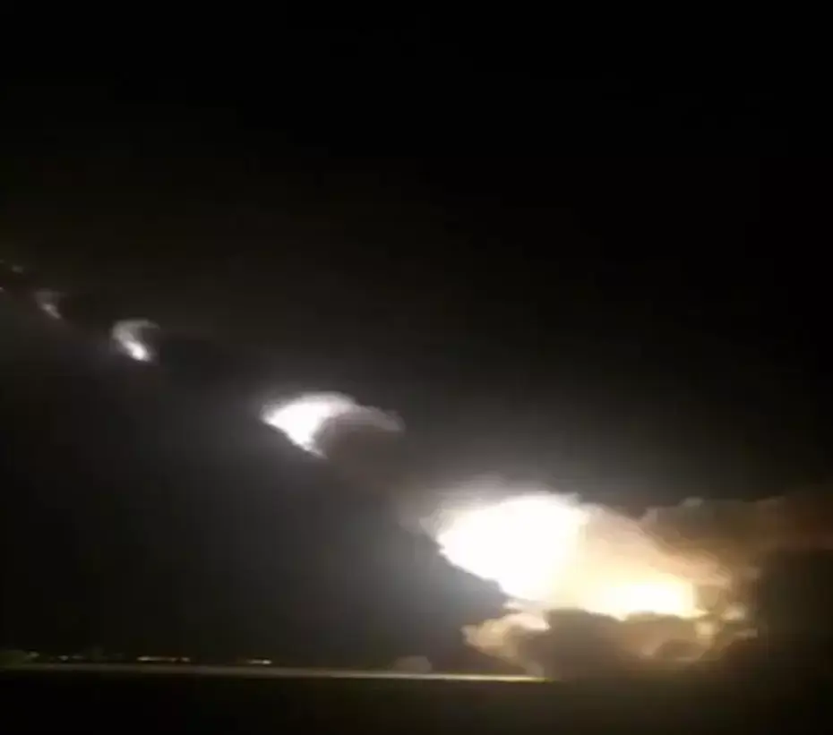 תיעוד: ערב הסעודית יירטה טיל סקאד שנורה לעברה מתימן