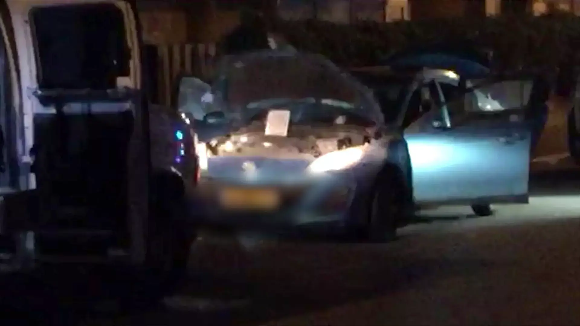 בלון גז אותר ברכב גנוב מחוץ לבית עבריין בחדרה