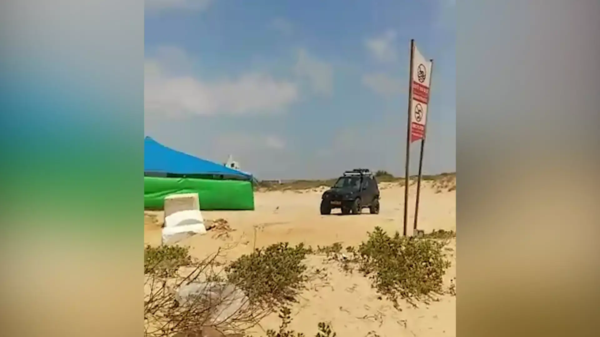 שבוע אחרי הדריסה בחוף בחדרה: הנהגים ממשיכים לצפצף על החוק