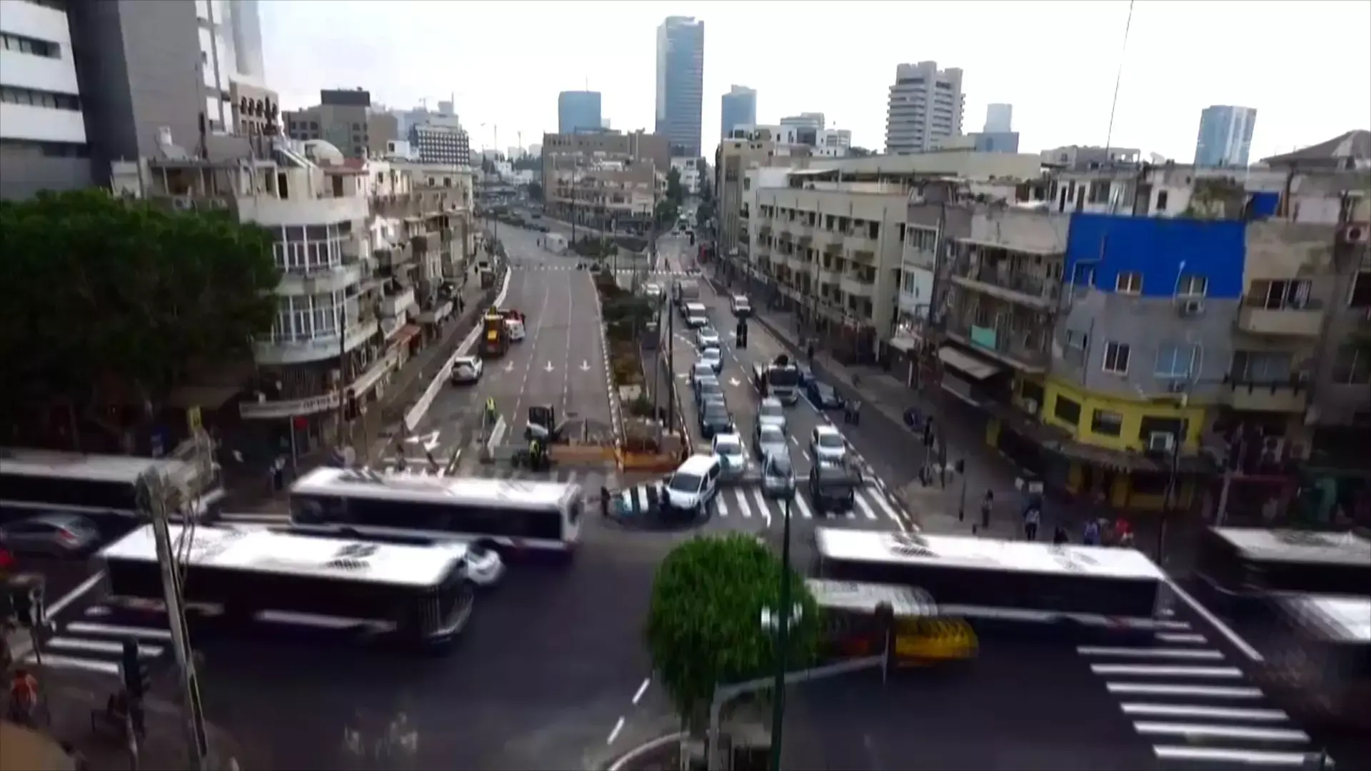 מלמעלה זה נראה יותר טוב: עבודות הרכבת הקלה ממעוף הציפור