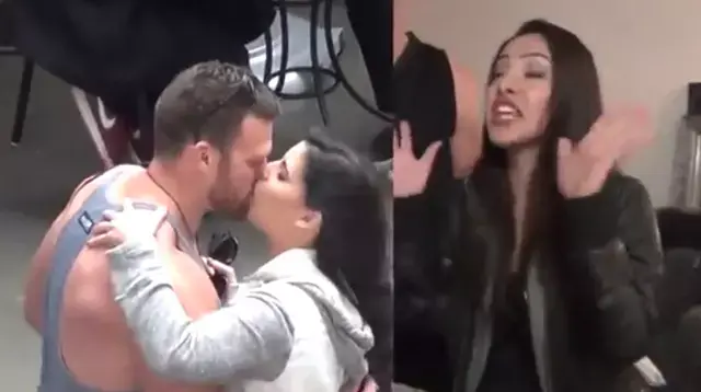 צפו: כיצד הגיבה אישה כשראתה את בן זוגה בוגד בה?
