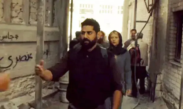 אמני גרפיטי החדירו את הכיתוב "'הומלנד' גזענית" לסדרה