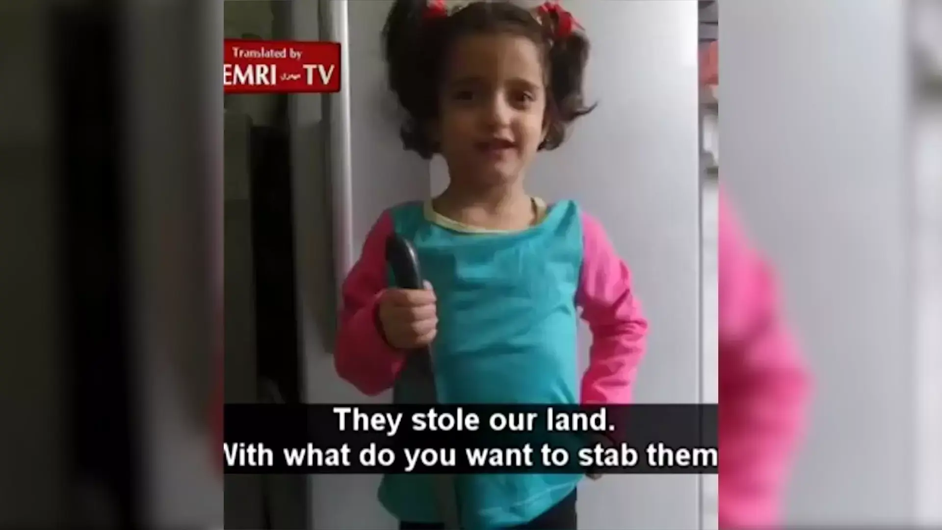 "לקחנו לנו את הארץ": הילדה הירדנית שרוצה לדקור יהודים