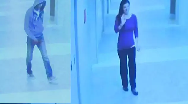 מזעזע: התלמיד צולם עוקב אחרי המורה - לפני שאנס ורצח אותה
