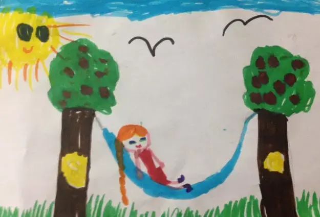 השקדיה פורחת: מה אומר העץ בציור על הילד שלכם?