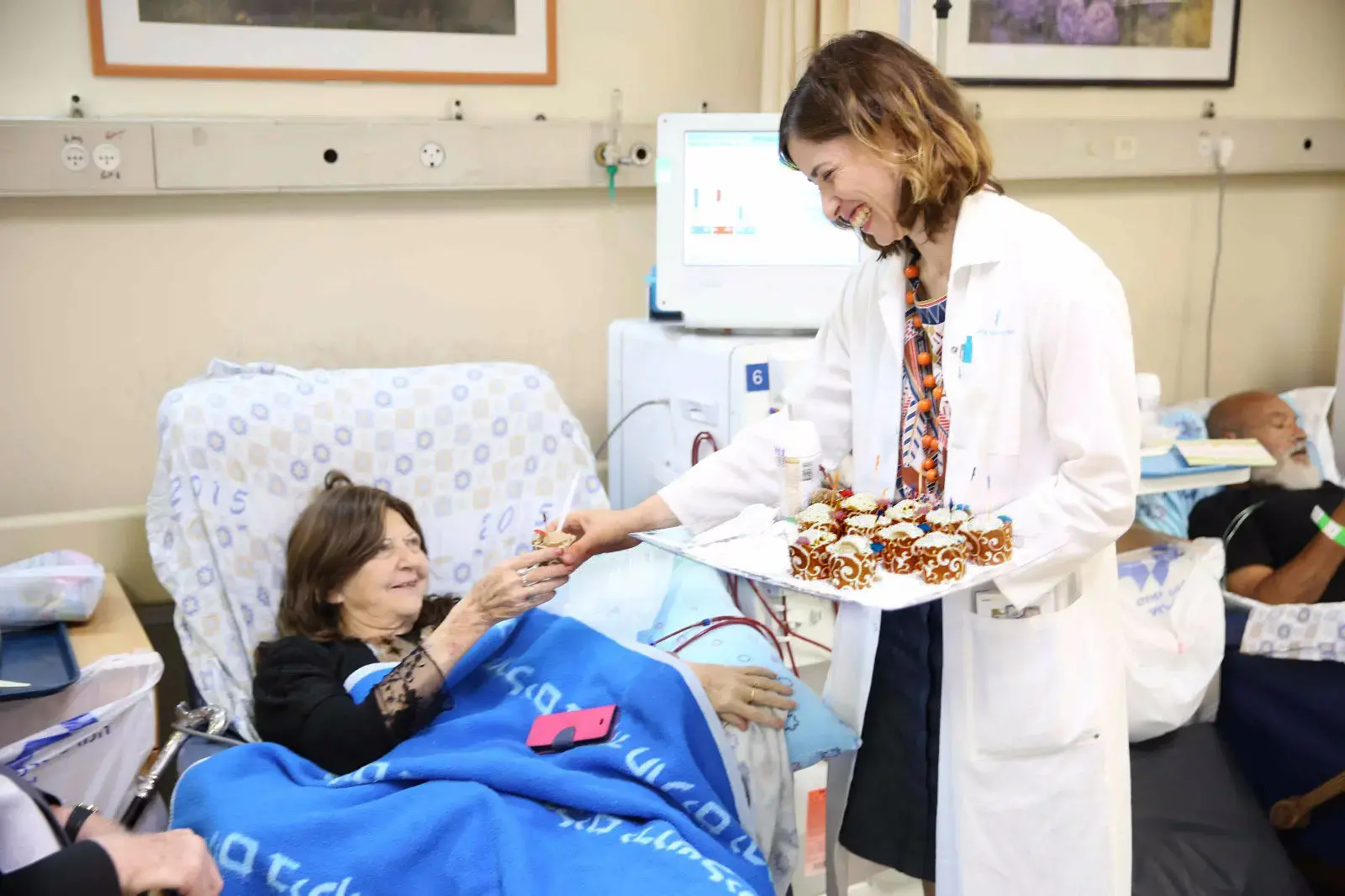 ההפתעה המרעננת שחיכתה למטופלי הדיאליזה בבי"ח שערי צדק